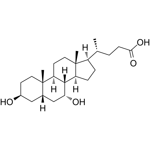 Isochenodeoxycholic acid Structure