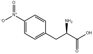 (R)-2-Amino-3-(4-nitrophenyl)propanoic acid Structure