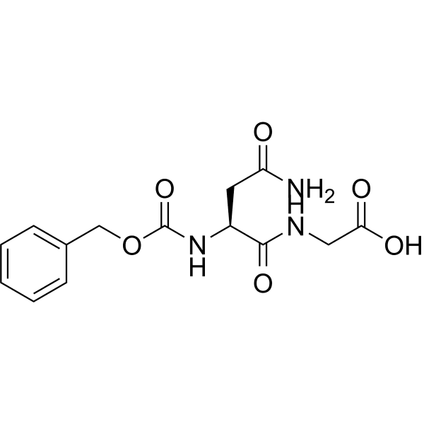 Cbz-Asn-Gly-OH Structure