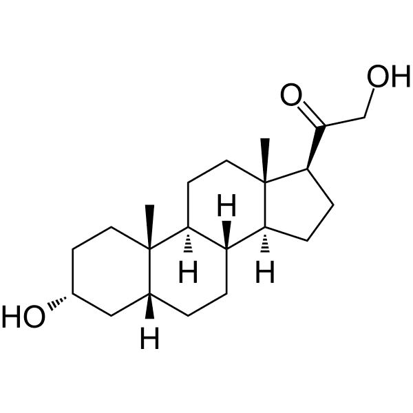 Tetrahydrodeoxycorticosterone Structure