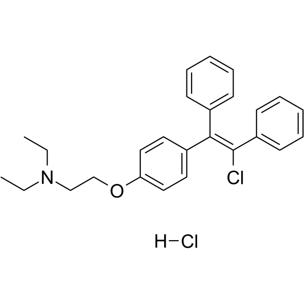 Clomifene hydrochloride Structure