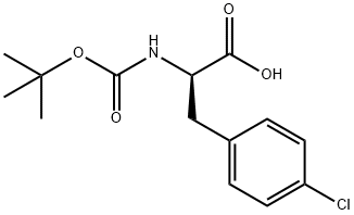Boc-D-Phe(4-Cl)-OH Structure