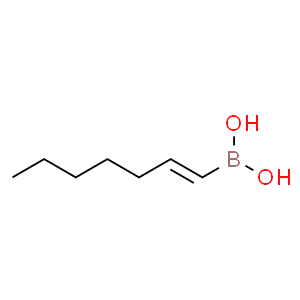 trans-Heptenylboronic acid  Structure