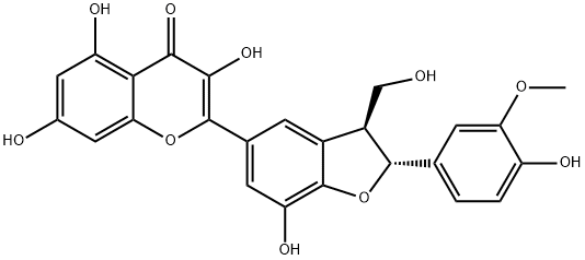 2,3-Dehydrosilychristin Structure