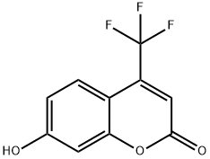 7-Hydroxy-4-(trifluoromethyl)coumarin Structure