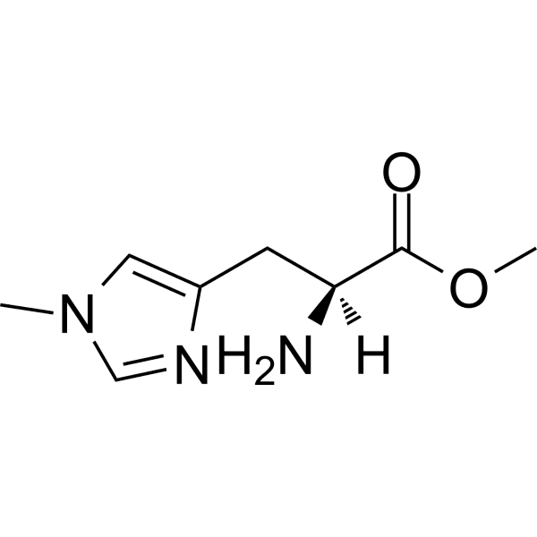 H-His(1-Me)-OMe Structure