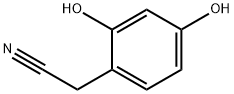 (2,4-Dihydroxyphenyl)acetonitrile Structure