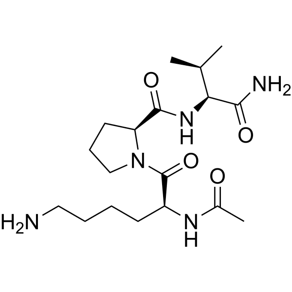 Acetyl-α-MSH (11-13) Structure