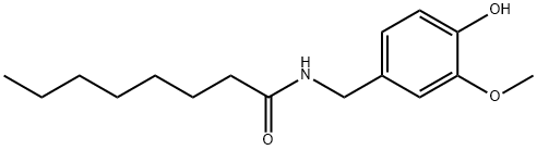 N-Vanillyloctanamide Structure