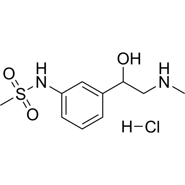 Amidephrine hydrochloride  Structure