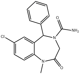 Carburazepam Structure