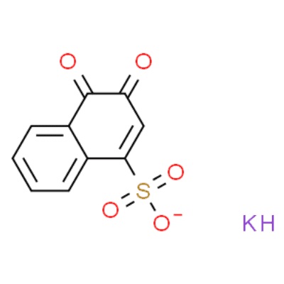 potassium 1,2-naphthoquinone-4-sulphonate  Structure