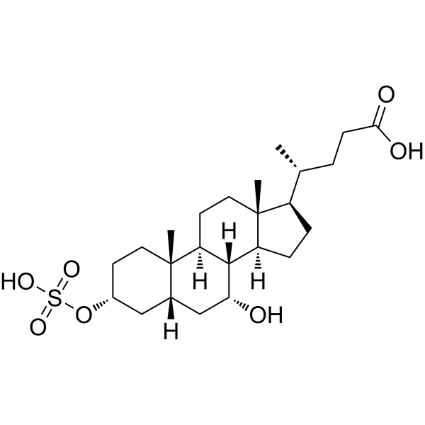 Chenodeoxycholic acid 3-sulfate Structure