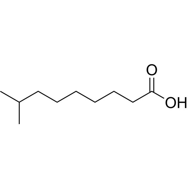8-Methylnonanoic acid  Structure