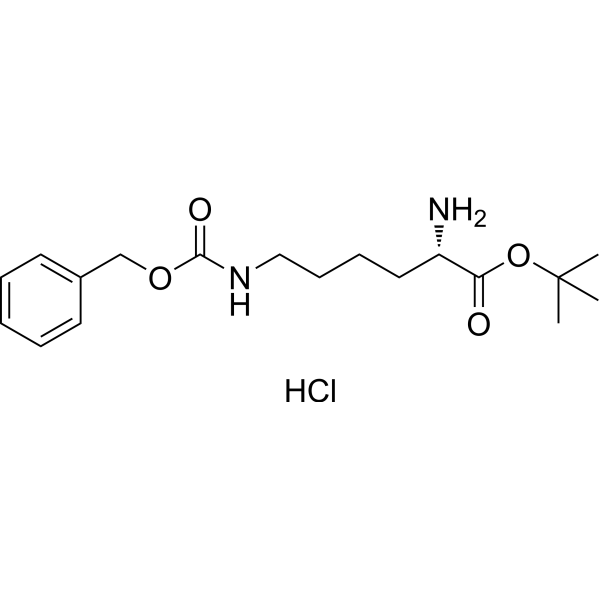 H-Lys(Z)-OtBu.HCl Structure