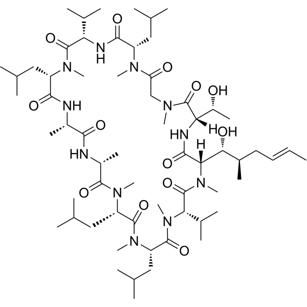 Cyclosporin C  Structure