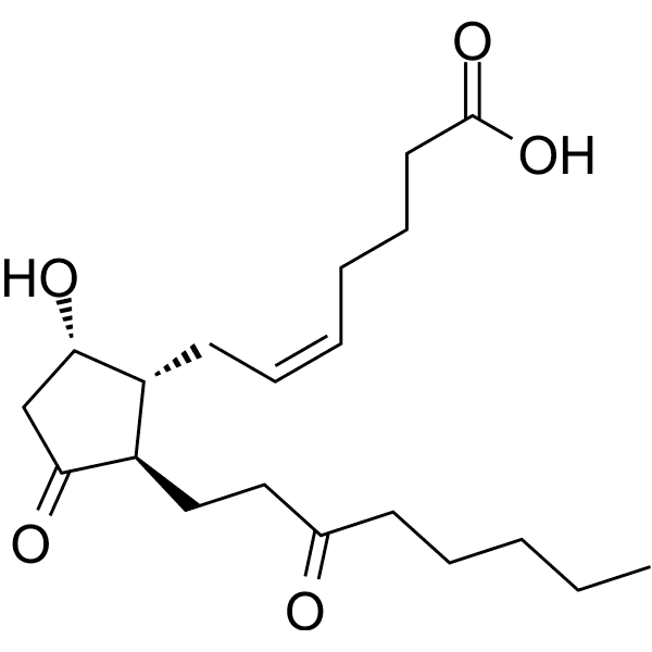 13,14-Dihydro-15-keto prostaglandin D2 Structure