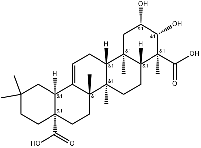 Medicagenic acid Structure