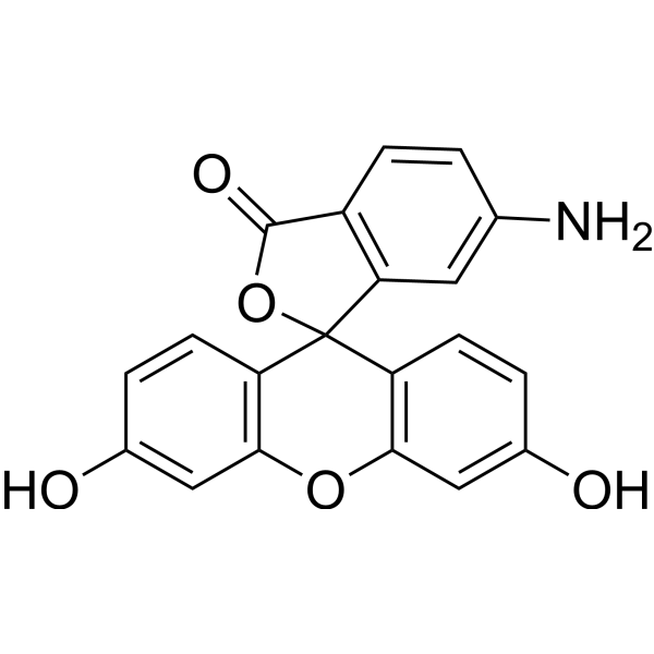 6-Aminofluorescein Structure