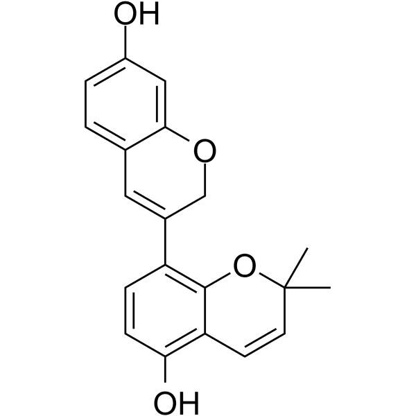 Glabrene Structure