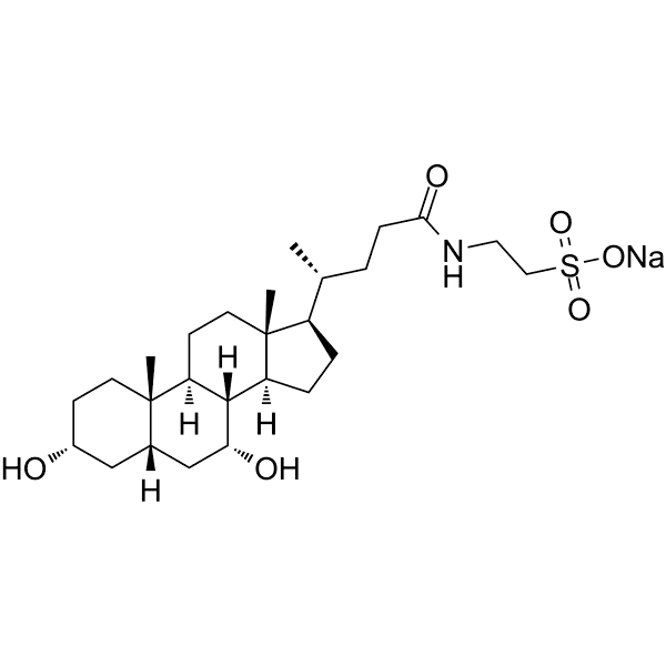 Taurochenodeoxycholic acid sodium Structure