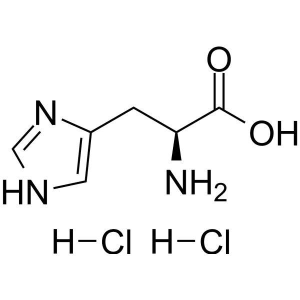 L-Histidine dihydrochloride Structure