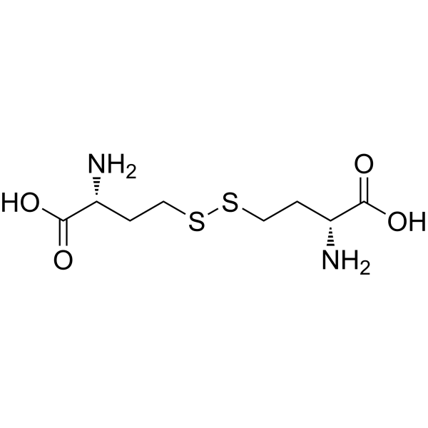(2R, 2'R)-4, 4'-Disulfanediylbis(2-aminobutanoic acid) Structure