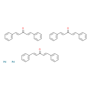 Tris(dibenzylideneacetone)dipalladium  Structure