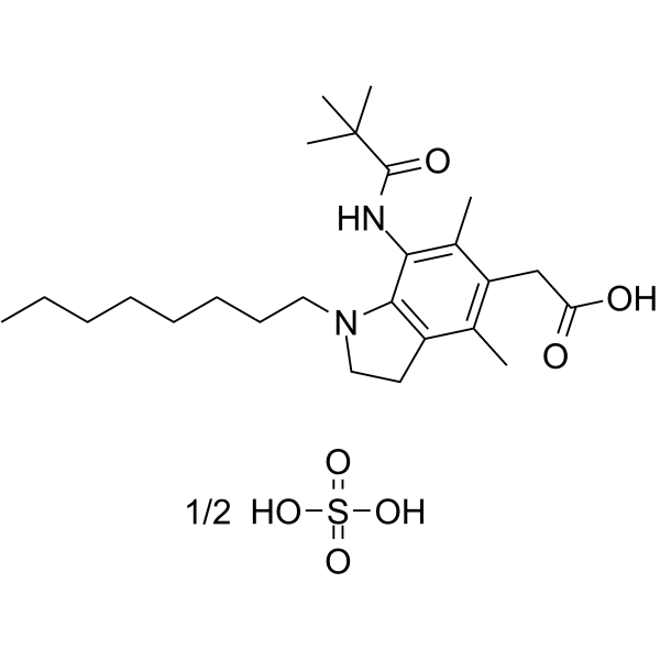 Pactimibe sulfate Structure