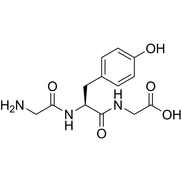 H-Gly-Tyr-Gly-OH Structure