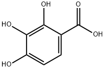 2,3,4-Trihydroxybenzoic acid Structure