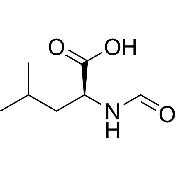 N-Formyl-L-leucine Structure