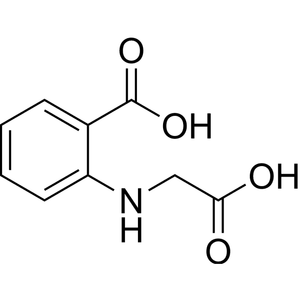 2-((Carboxymethyl)amino)benzoic acid Structure