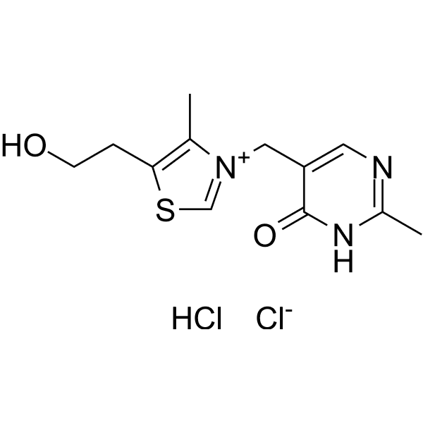 Oxythiamine chloride hydrochloride Structure