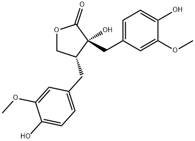 (+)-Nortrachelogenin Structure