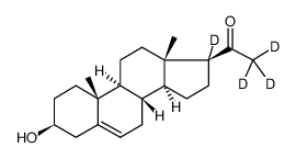 Pregnenolone-d4 Structure