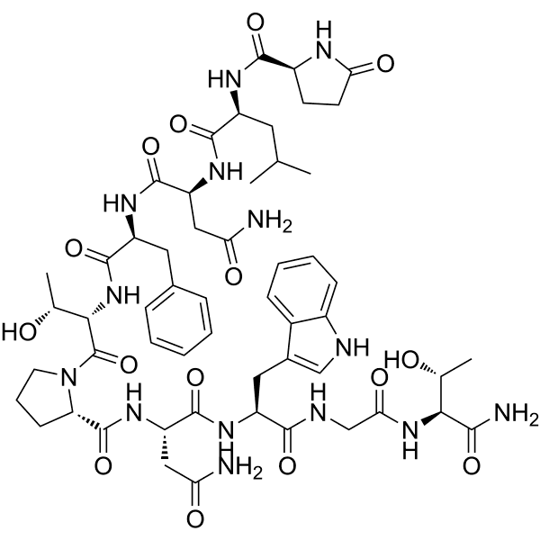 Adipokinetic hormone I (Locusta migratoria) Structure