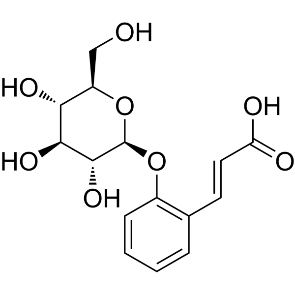 trans-Melilotoside Structure