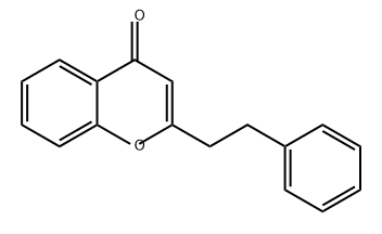 2-(2-Phenylethyl)chromone Structure