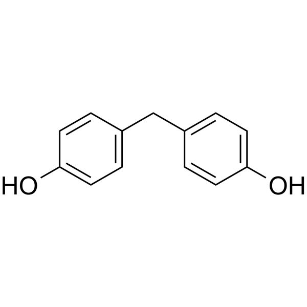 4,4'-Methylenediphenol Structure