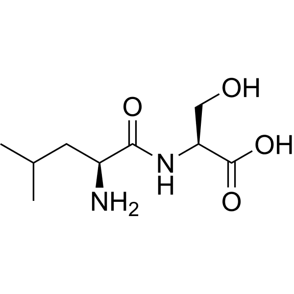 H-Leu-Ser-OH Structure