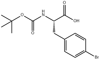 Boc-Phe(4-Br)-OH Structure