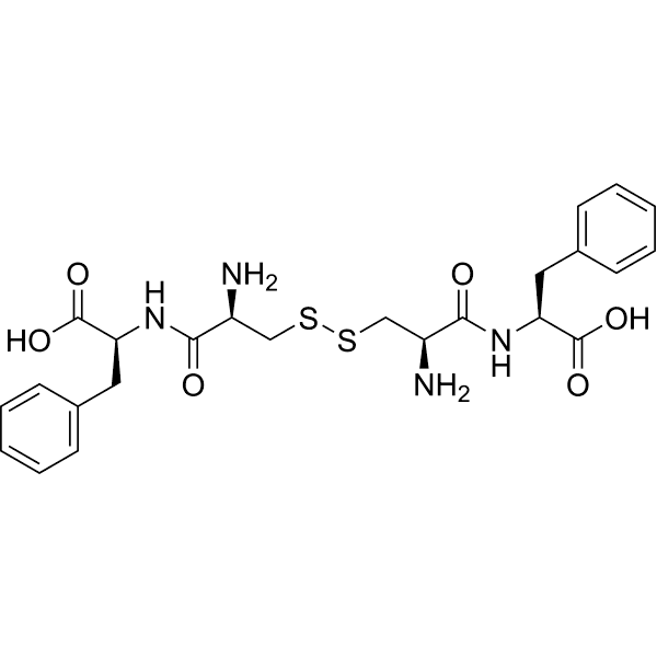 (H-Cys-Phe-OH)2 (disulfide bond) Structure