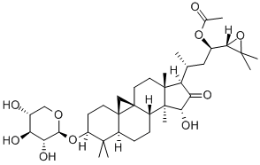 23-O-Acetylshengmanol 3-O-beta-D-xyloside Structure
