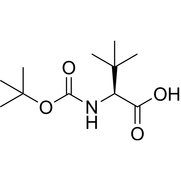N-Boc-L-tert-Leucine Structure
