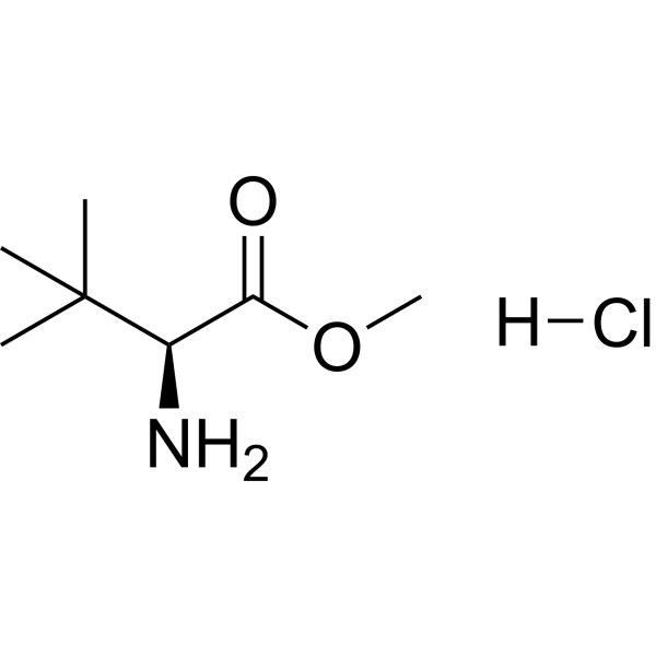 L-tert-Leucine Methyl Ester Hydrochloride Structure