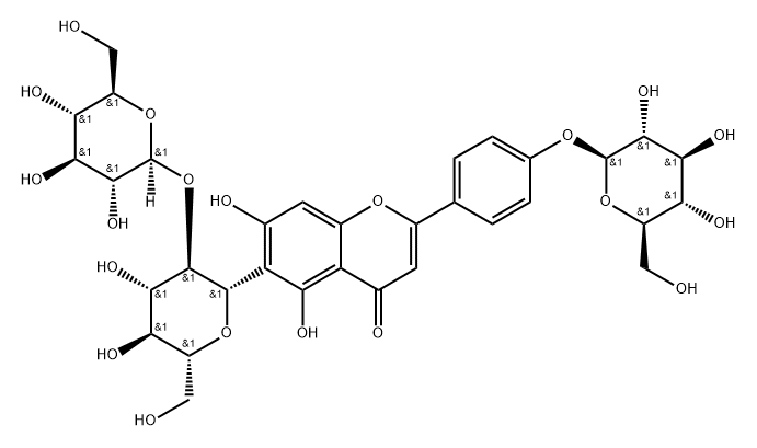 Isosaponarin 2''-O-glucoside Structure