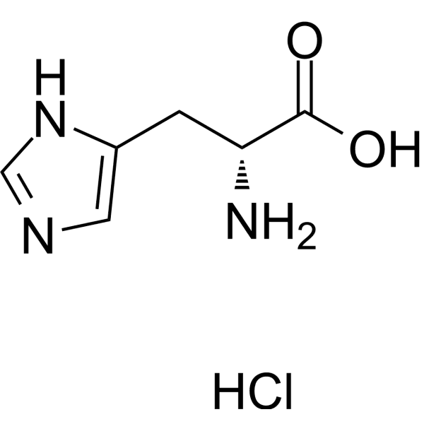 D-Histidine monohydrochloride monohydrate Structure
