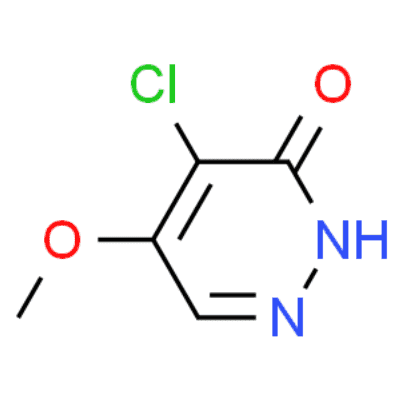 4-CHLORO-5-METHOXYPYRIDAZIN-3(2H)-ONE  Structure