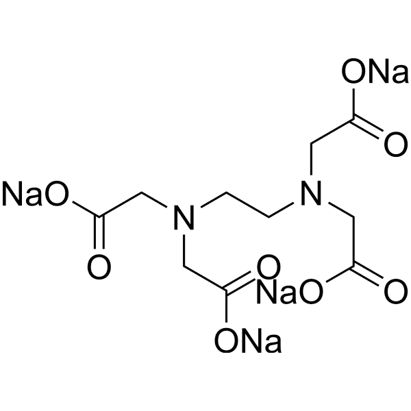 Ethylenediaminetetraacetic acid tetrasodium Structure
